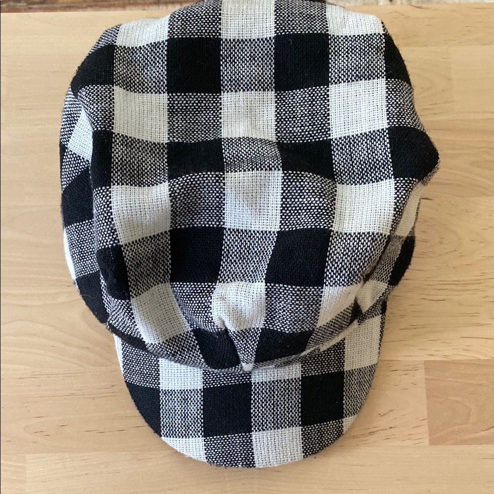 Vintage 70s Checked Cap